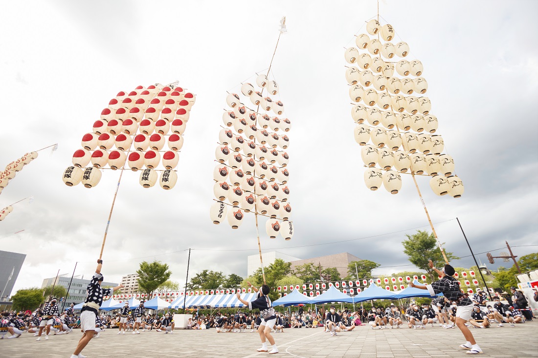 竿燈まつりの写真