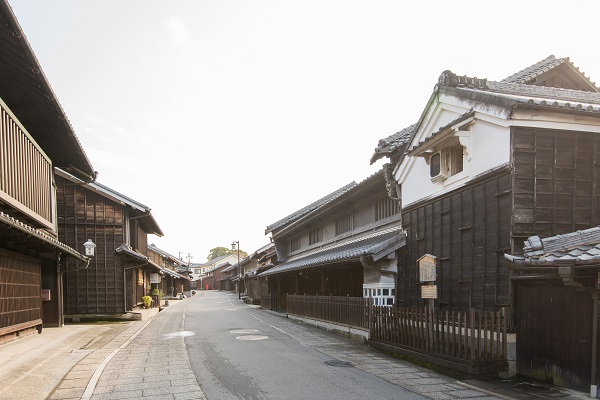 有松の町並みの写真