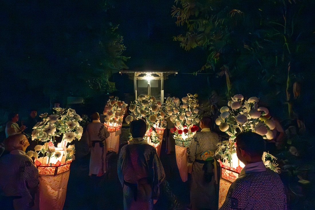 久多の花笠踊の写真